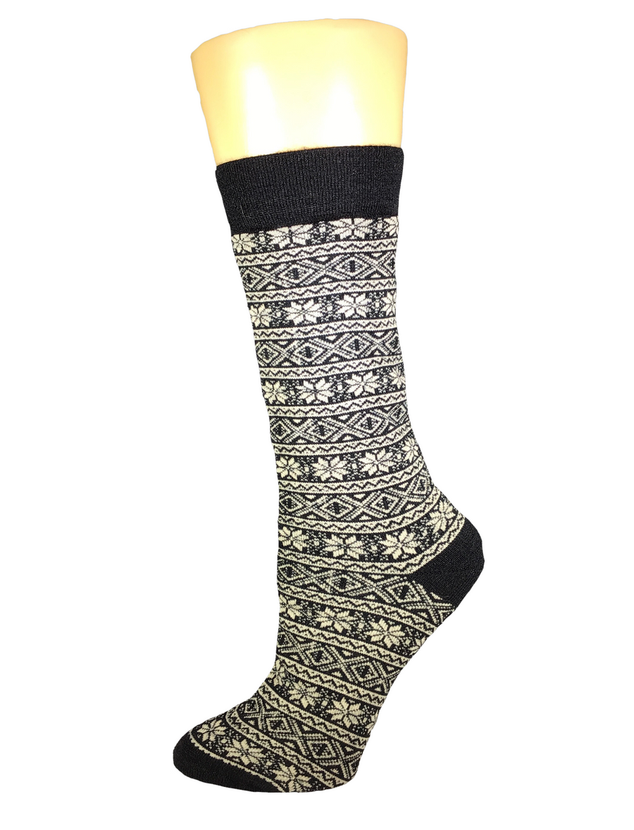 Paca Snowflake Socks