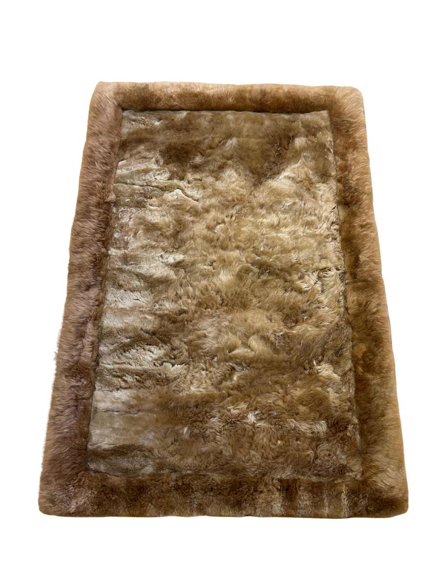 Solid Color Brown Alpaca Rug (3 x4 ft)