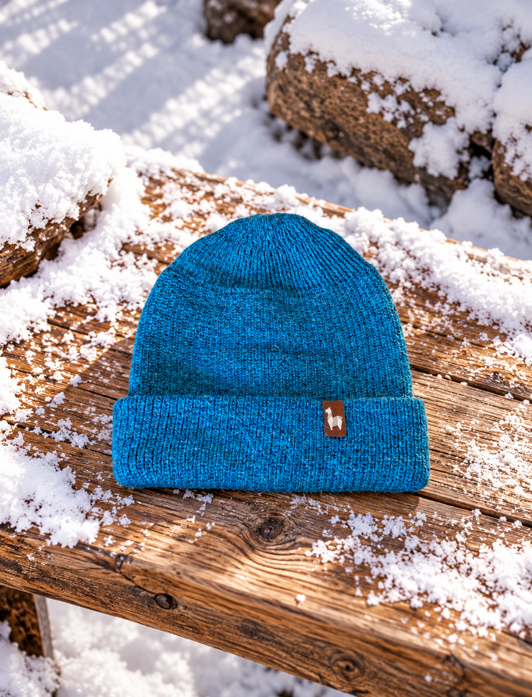 Reversible Knit Alpaca Hat