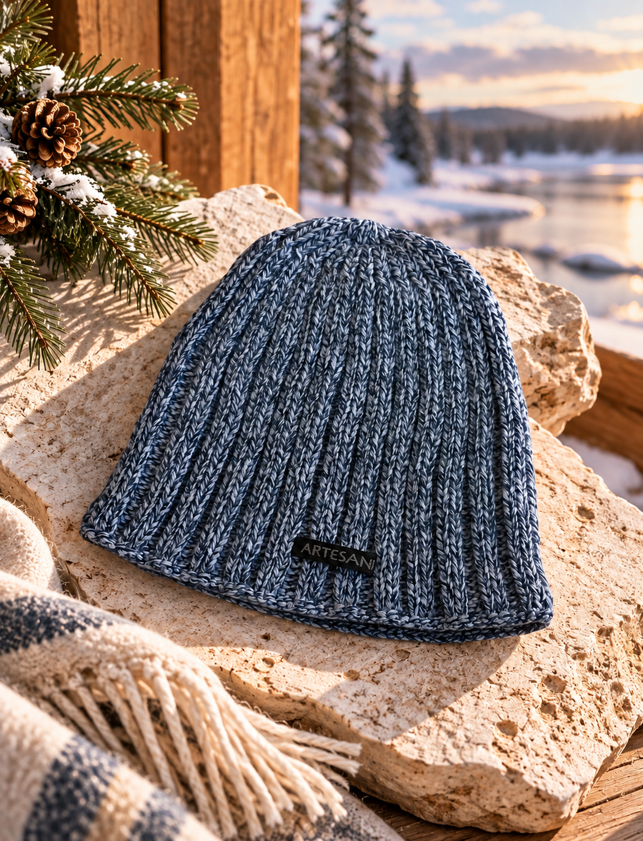 Artesania Ribbed Fleece Lined Hat