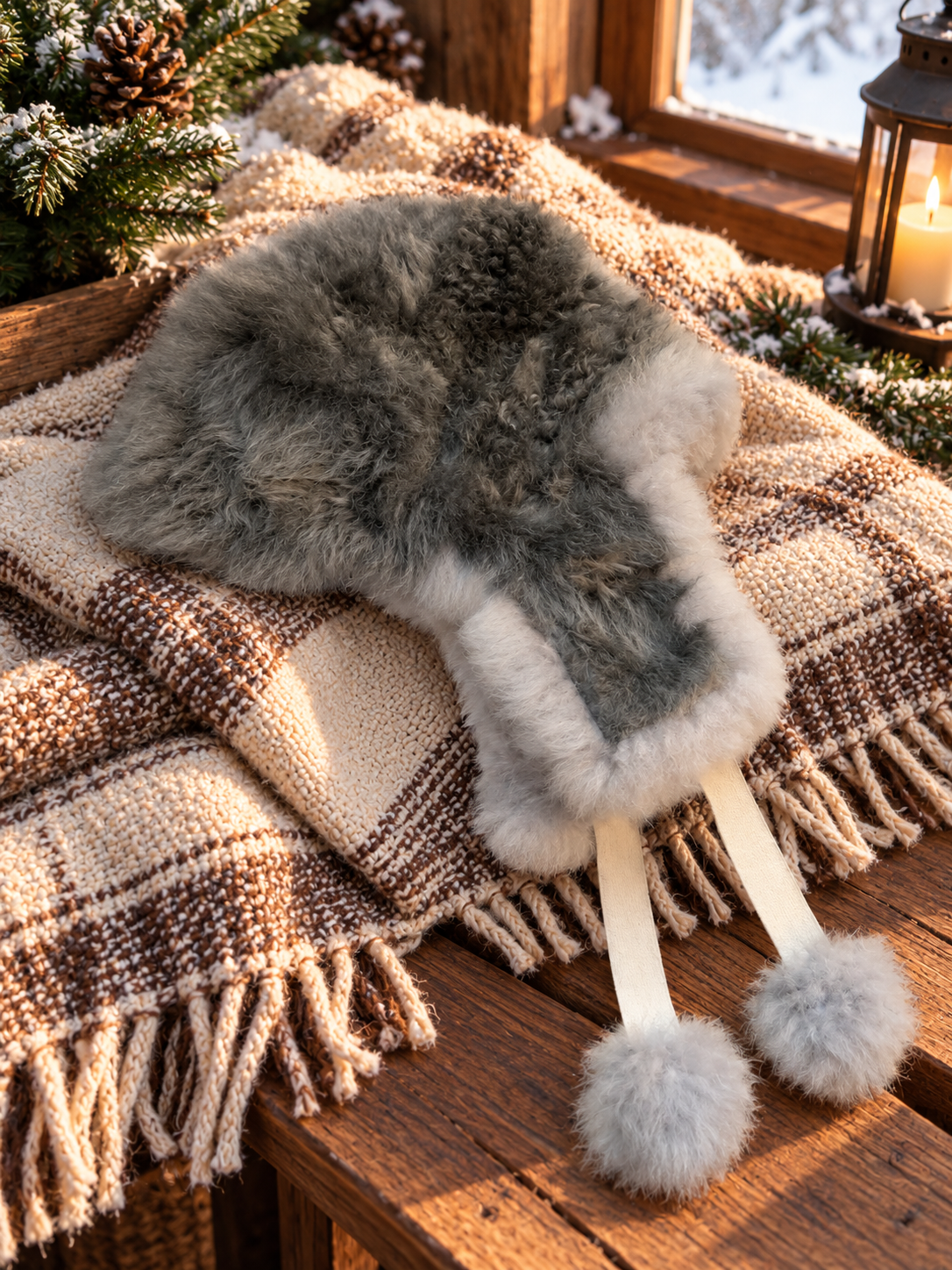 Fur Bomber Hat
