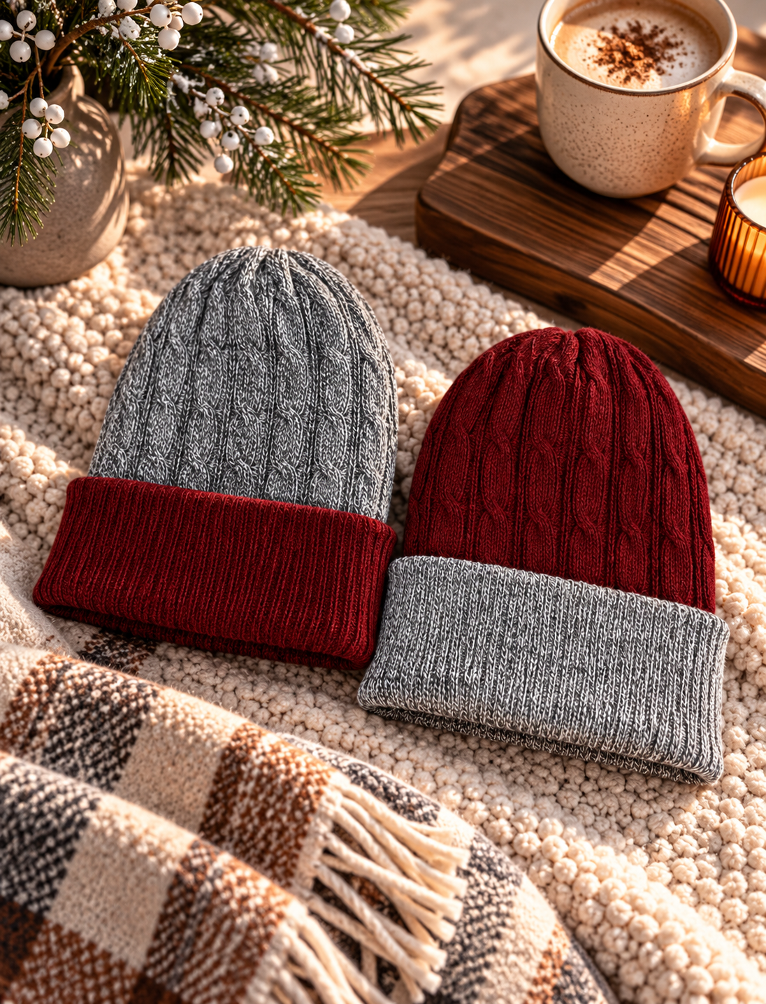 Lightweight Deluxe Reversible Beanie