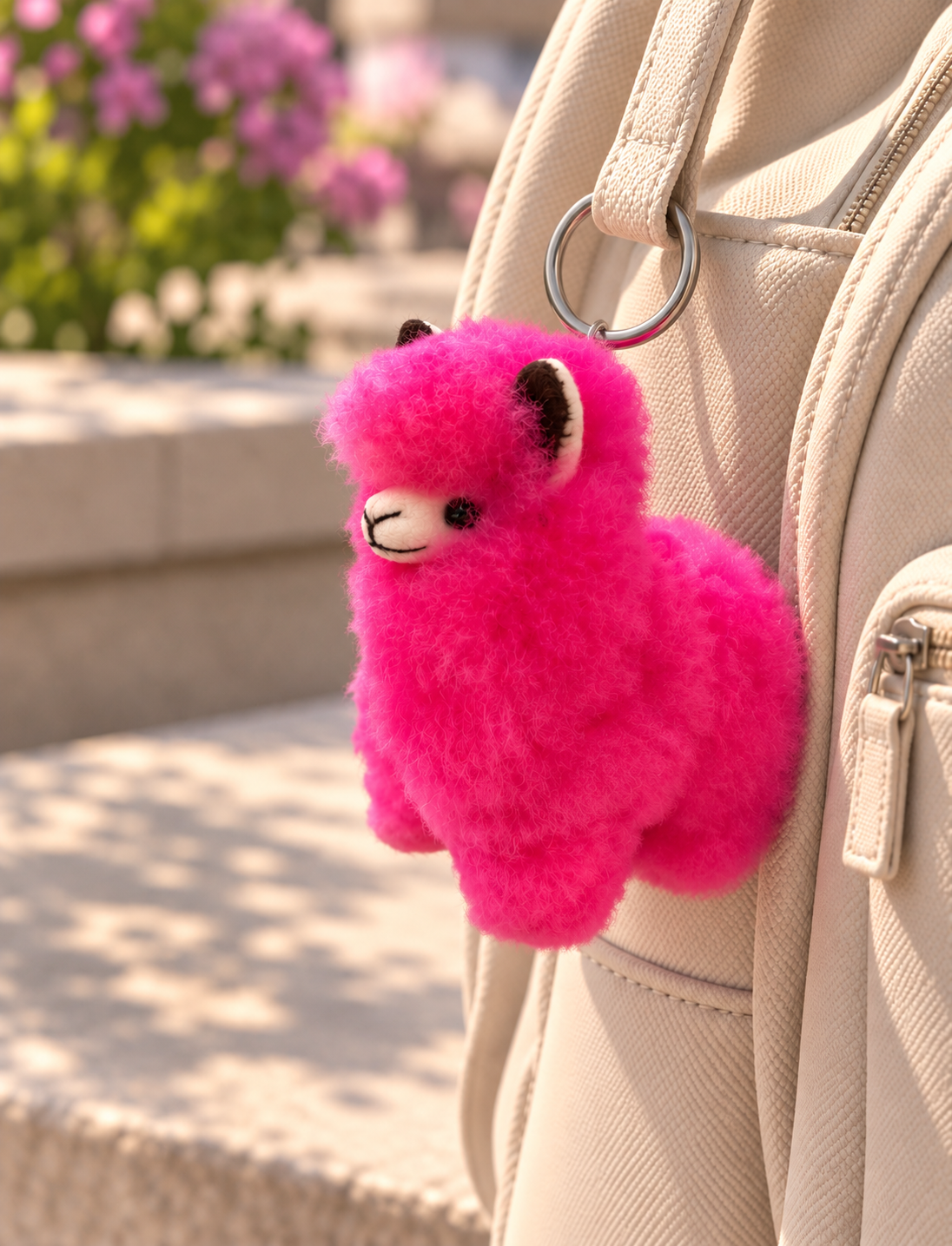 Alpaca Doll 3 Inch Keychain