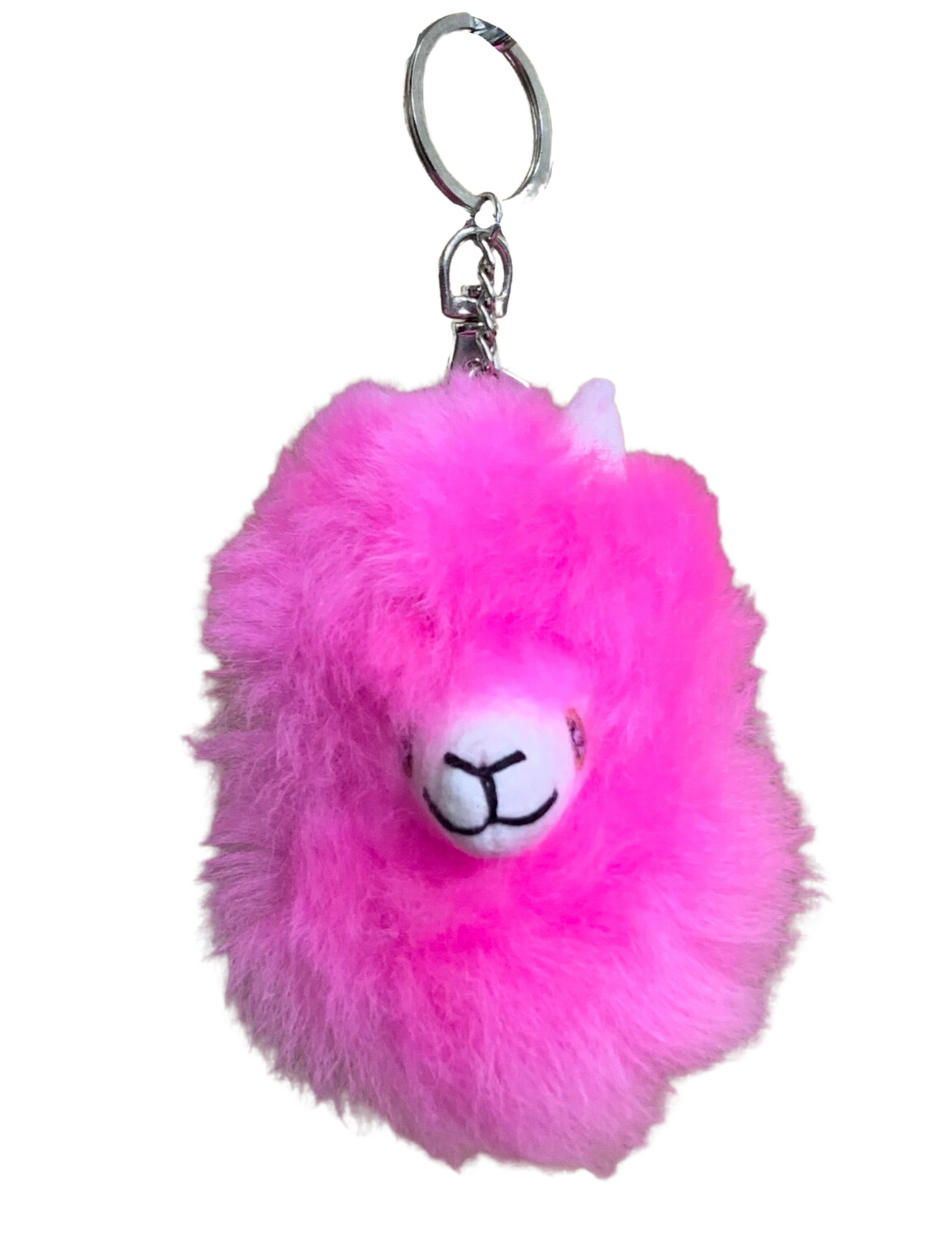 Alpaca Head Keychain