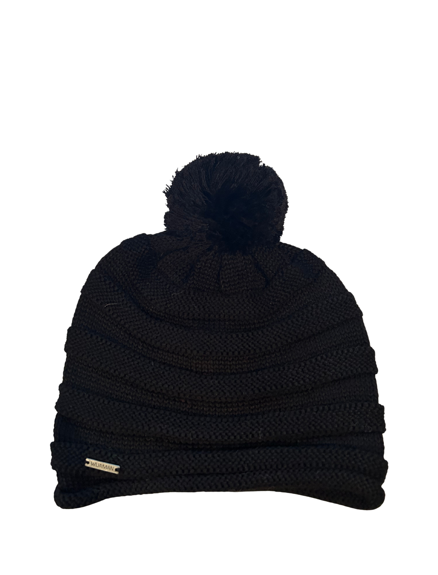 Solid Ribbed Alpaca Hat