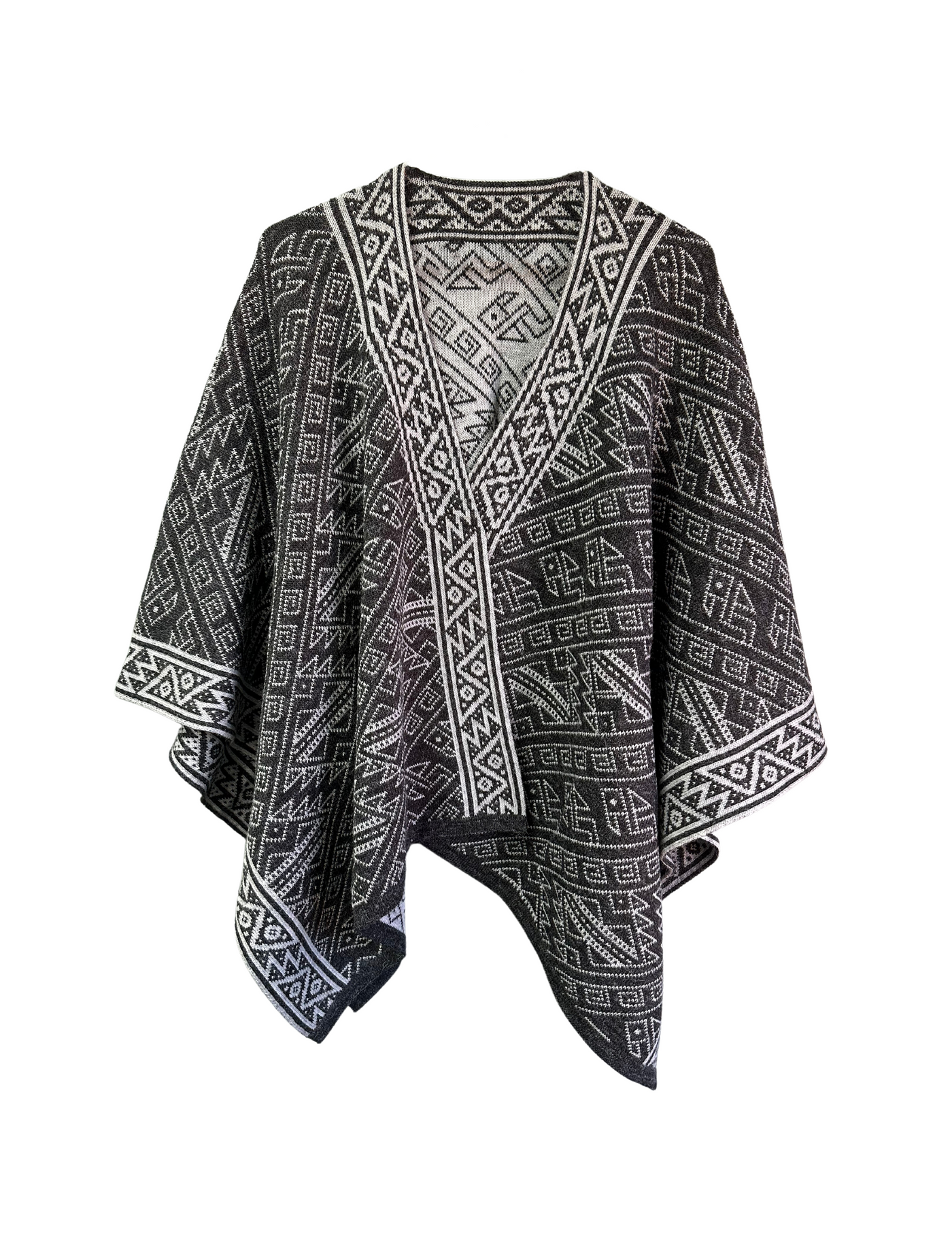 Tribal Reversible Ruana